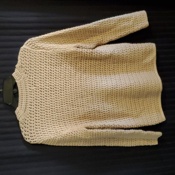 Loft Chunky Knit Vneck Sweater Size Large - Picture 3 of 5